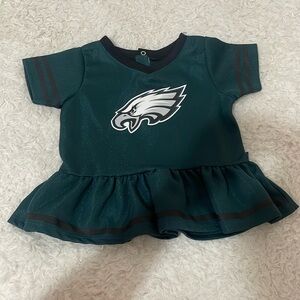 Gerber Dark Green Philadelphia Eagles Ruffle Jersey